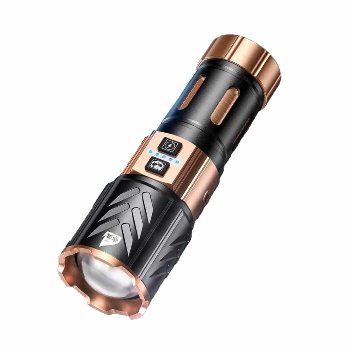 Black Panda 527 rechargeable tactical flashlight with aluminum alloy body