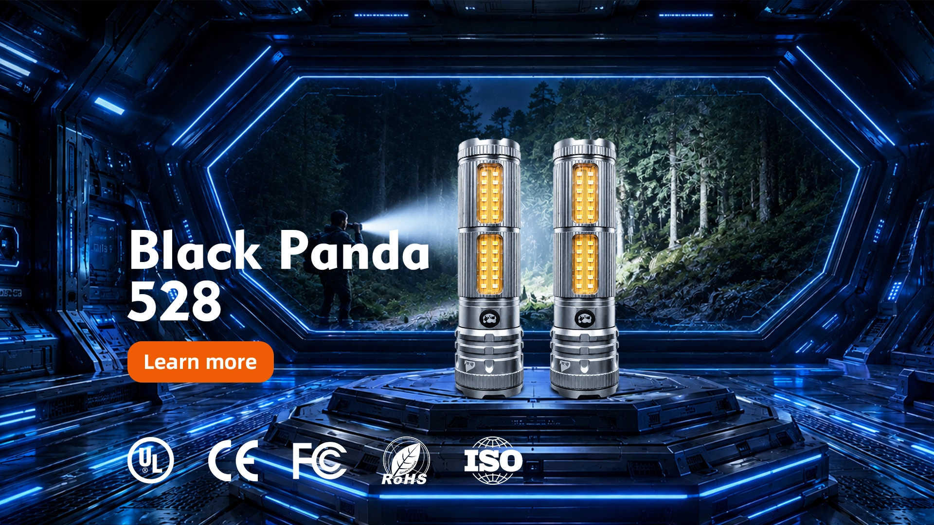black panda 528 Outdoor XINYIN flashlight manufacturer tactical LED flashlight rechargeable flashlight
