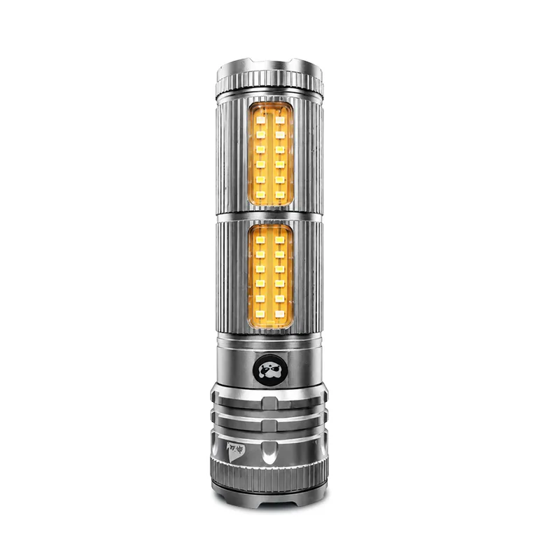 high power led tactical flashlight black panda 528